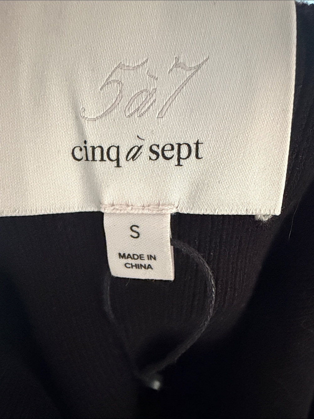 Cinq a Sept Nera Bubble Hem A-Line Dress Small Black - Picture 6 of 6